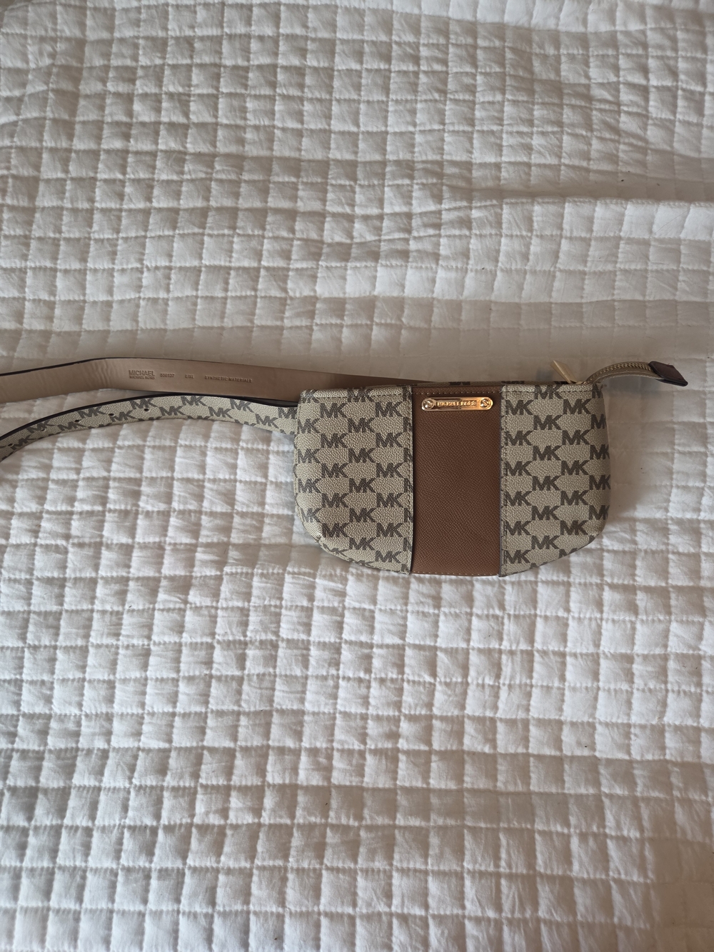 Michael Kors Brown Logo Belt Bag